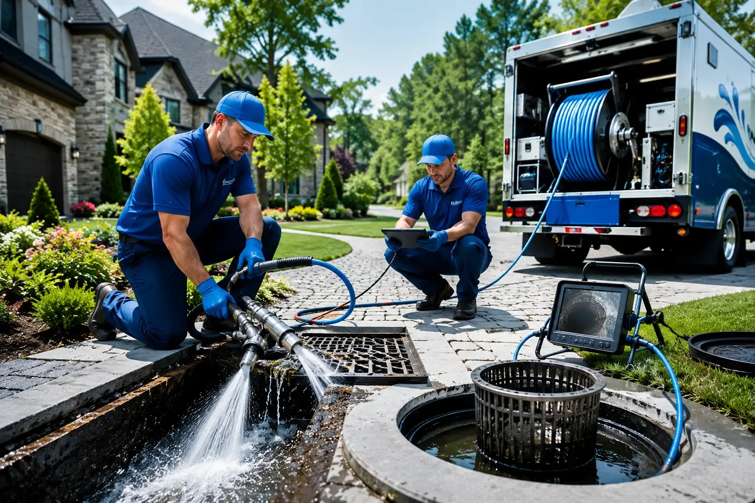 Local outdoor drain cleaning professionals in Stow, MA